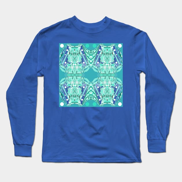 alien multiverse in crazy mad traveling to mictlan ecopop Long Sleeve T-Shirt by jorge_lebeau